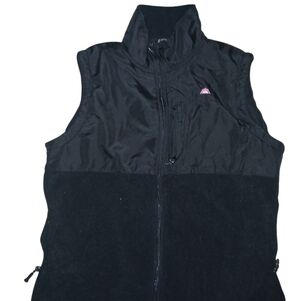 Snozu Black Fleece & Nylon Snow Vest